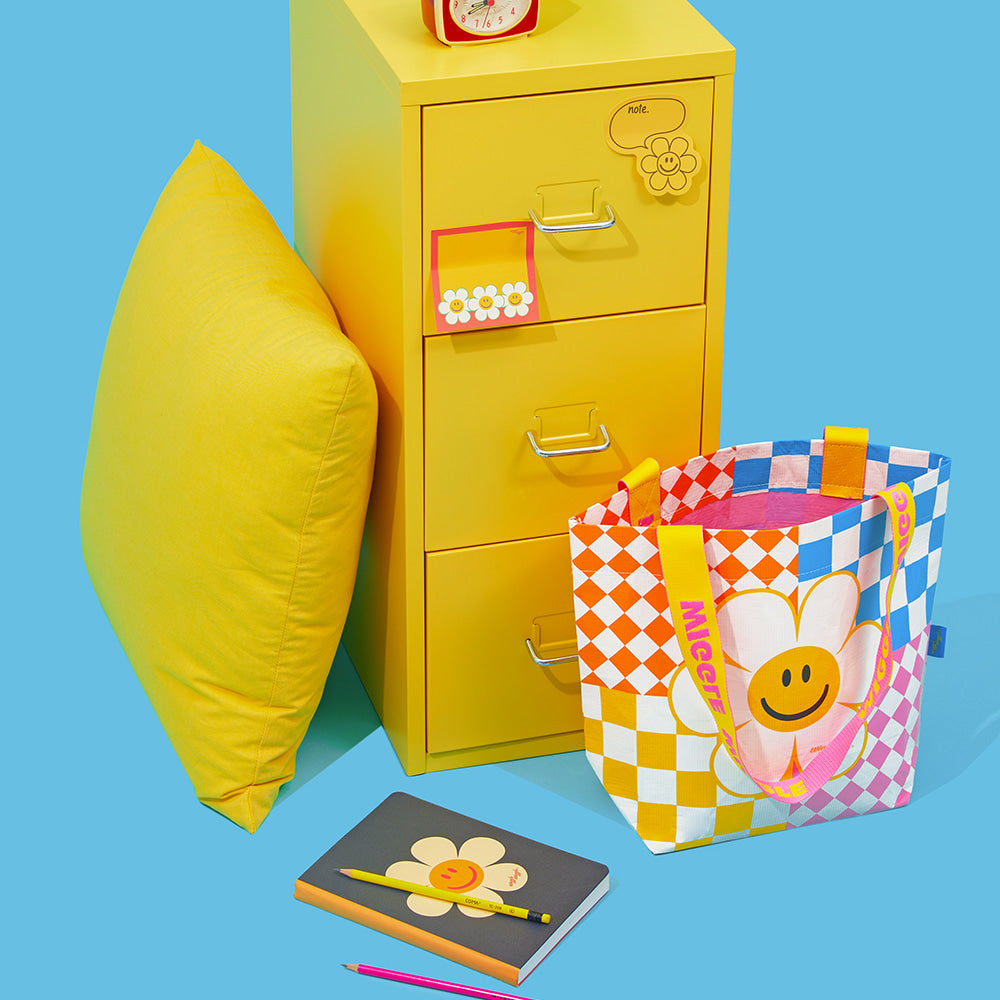 Reusable Shopper Bag - Pastel Patchwork