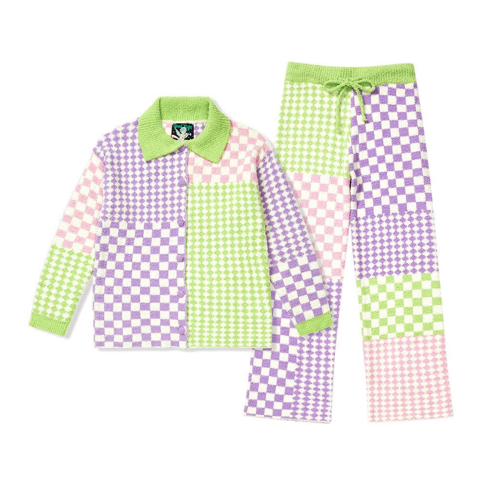 Pajama - Grape Patchwork