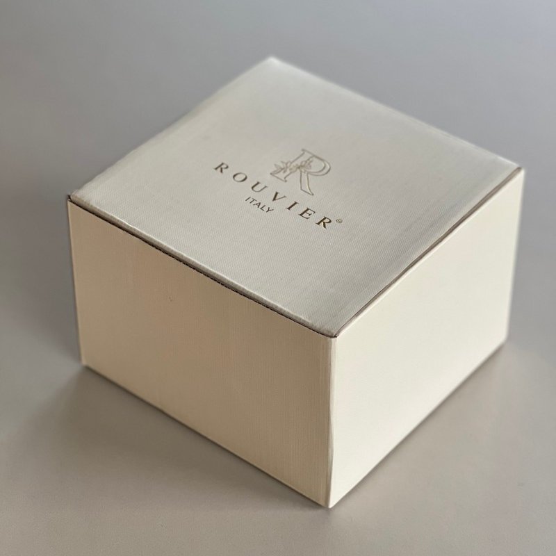 Rouvier lovering double glass & swarovski crystal