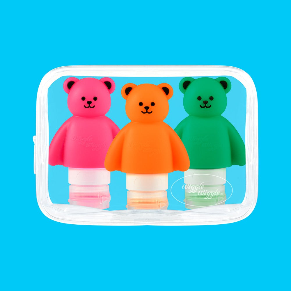 Travel bottle 3p set - Jelly bear