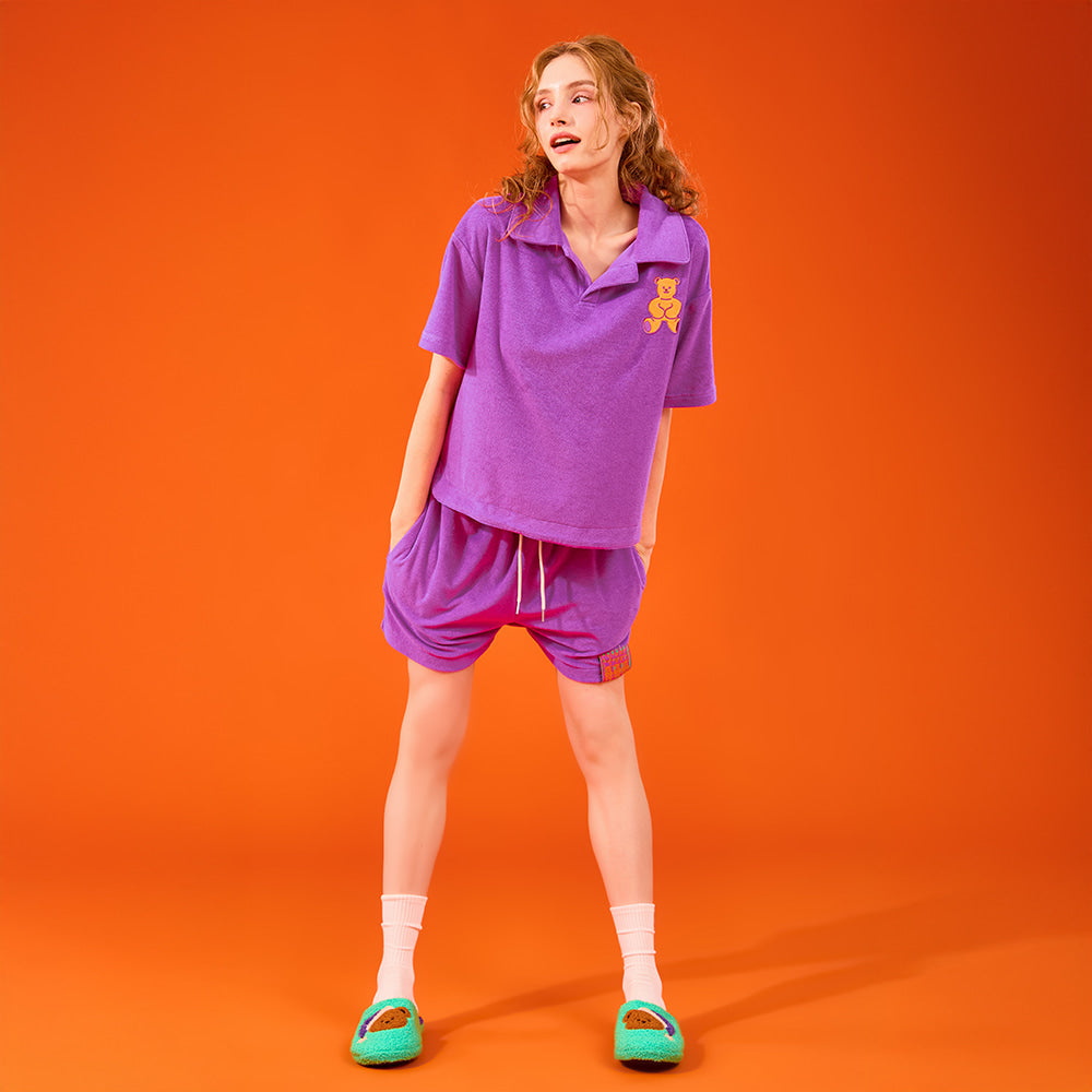 Terry pajama set - wiggle bear