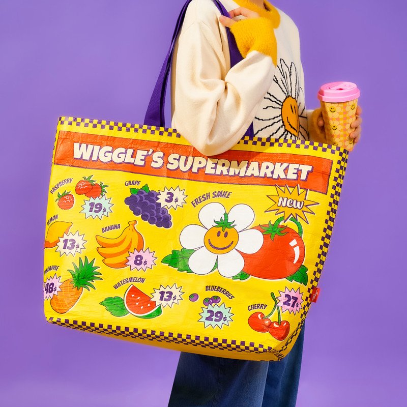 Reusable Shopper Bag - Super Market (L)