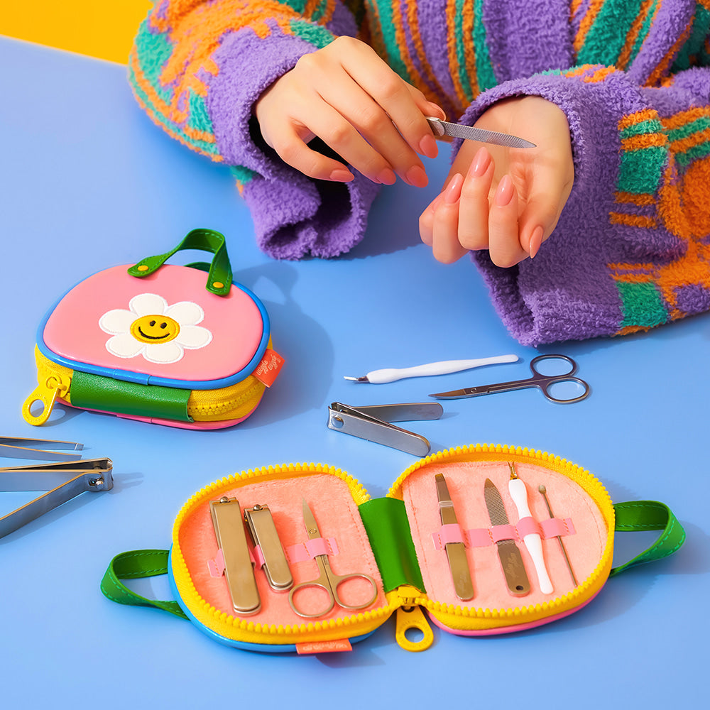 Nail Clipper Set - Smile We Love Pink