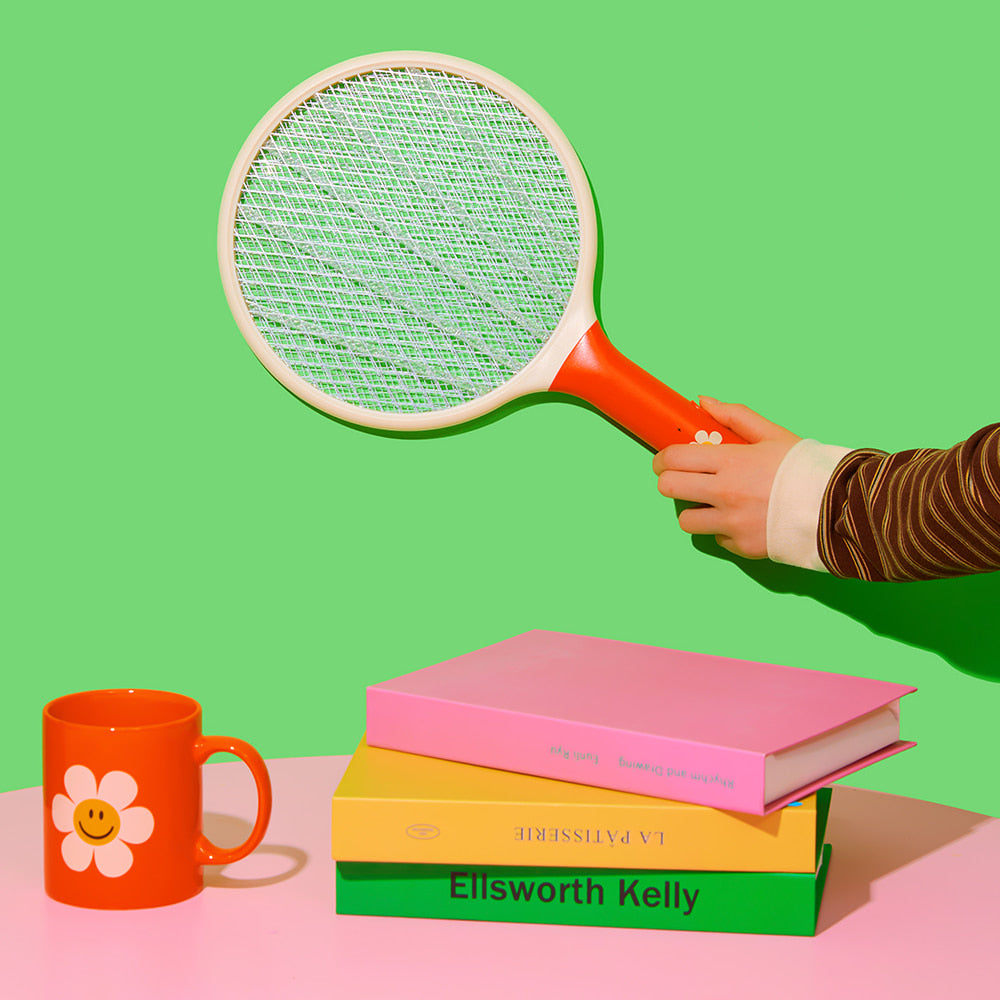 Color Electric Fly Swatter - Smile we love