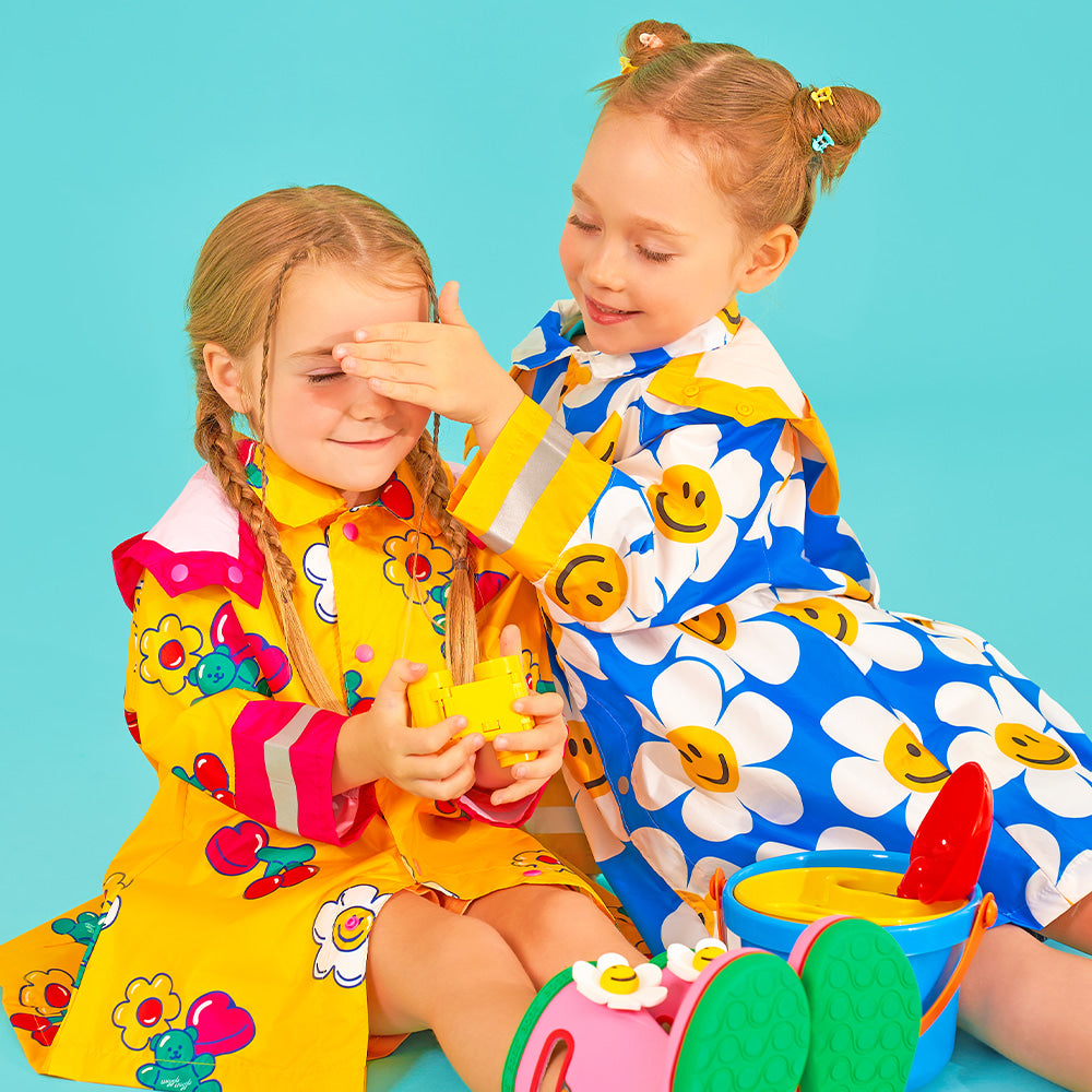 Kids Raincoat (M) - Smile We Love Blue