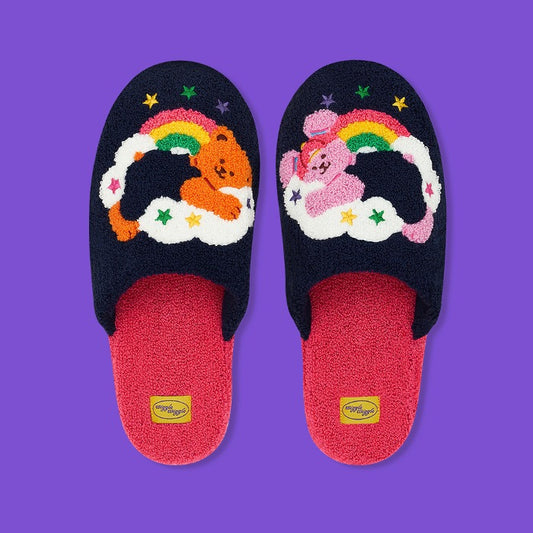 Terry Home Slipper - Cloud Bear&Bunny