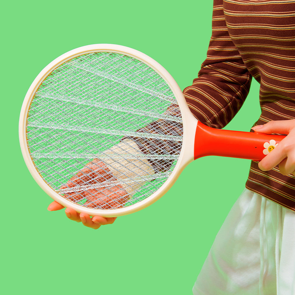 Color Electric Fly Swatter - Smile we love