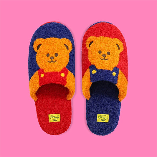 Terry Home Slipper - Twin Bears