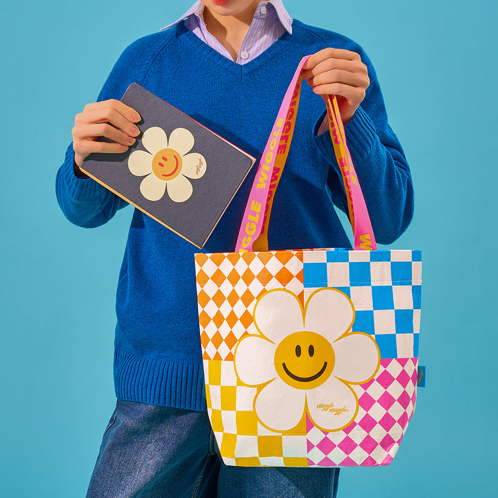 Reusable Shopper Bag - Pastel Patchwork