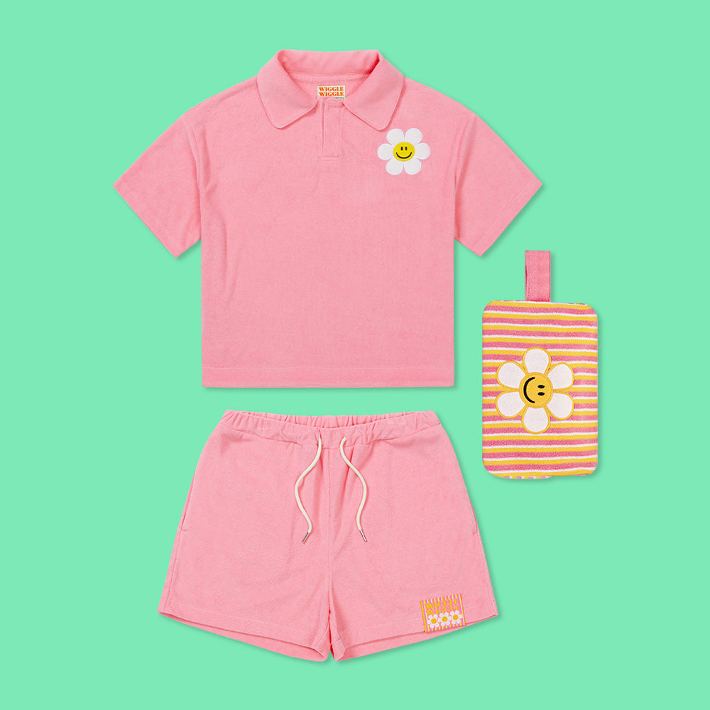 Terry pajama set - smile we love