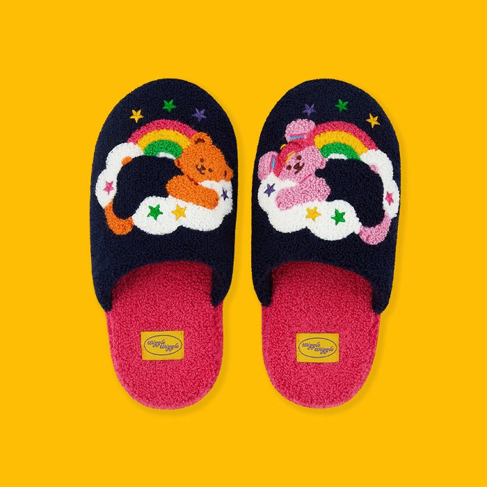 Kids Terry Home Slipper - Cloud Bear&Bunny