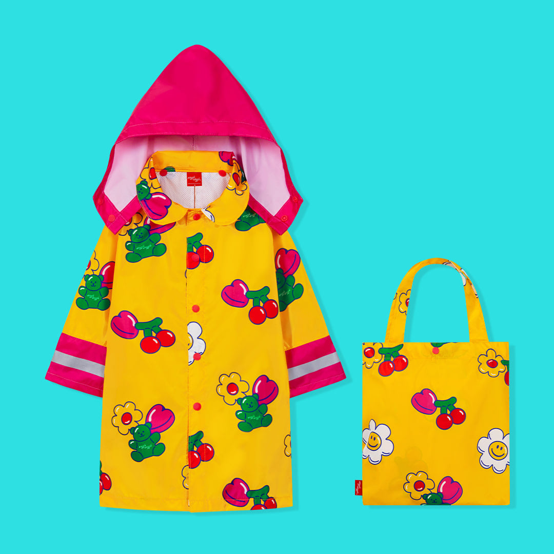 Kids Raincoat (S) - Jelly Happy Mix