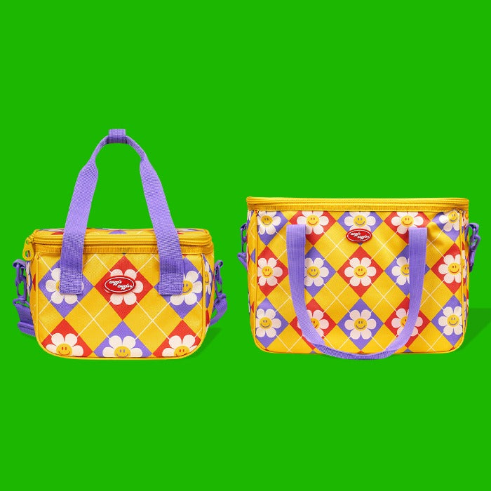 Two way cooler bag(S/L)- smile diamond