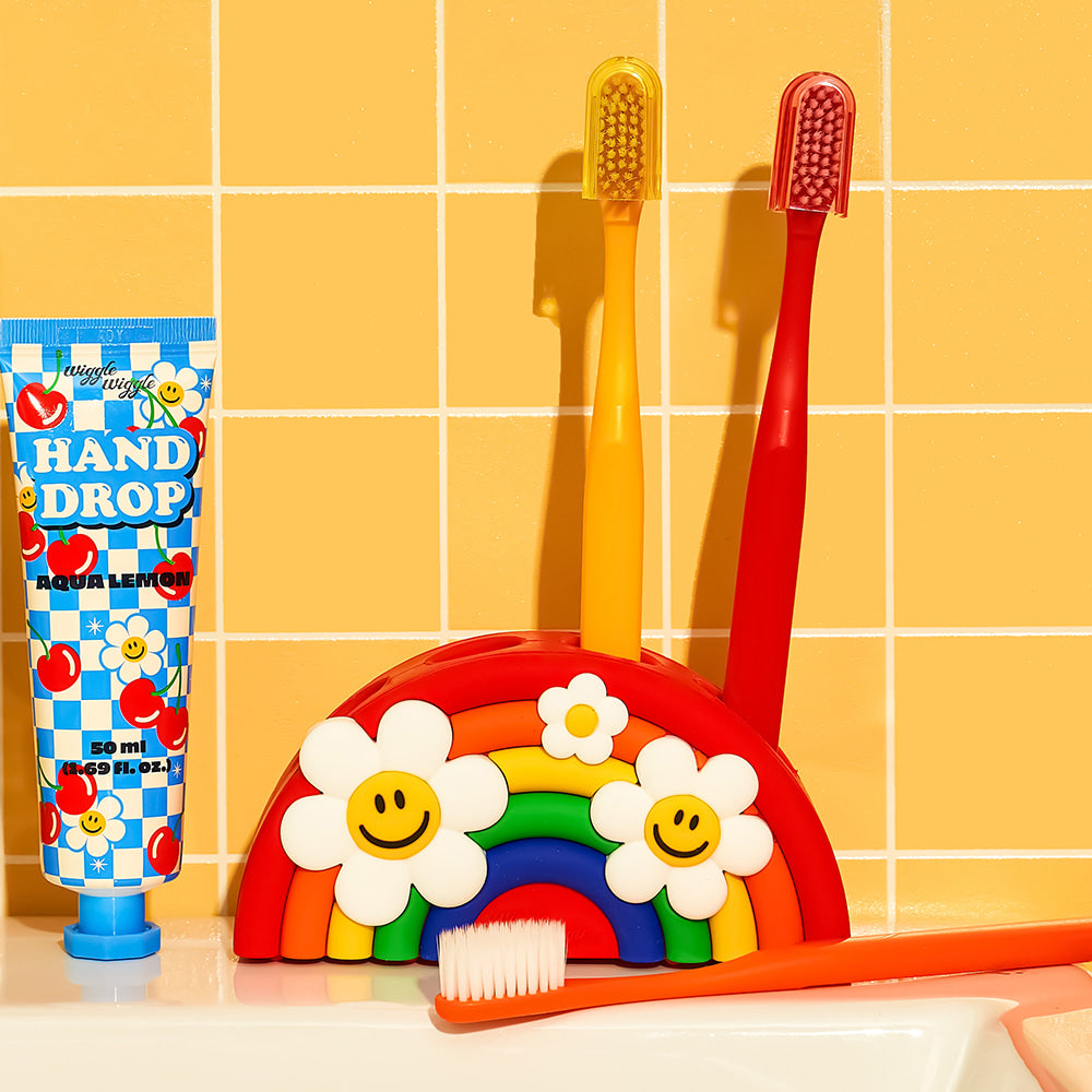 Toothbrush Holder - Rainbow Smile