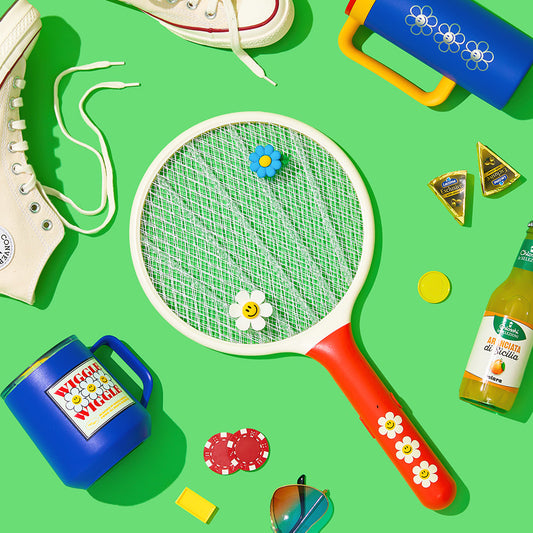 Color Electric Fly Swatter - Smile we love