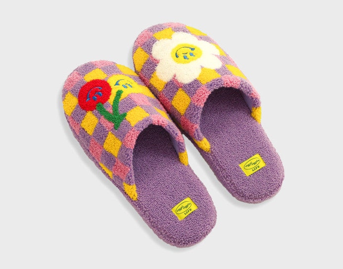 Terry home slipper- Cartoony Smile
